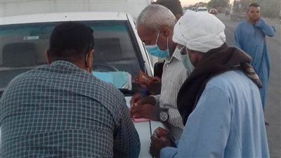 تحرير 537 مخالفة عدم ارتداء كمامة في حملة أمنية بسوهاج