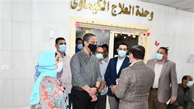 محافظ الفيوم يتفقد مركز الأورام للوقوف على مستوى الخدمة الطبية