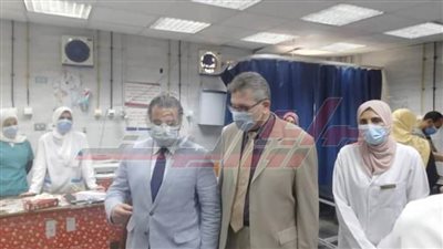 عميد كلية الطب الجديد يتفقد مستشفيات بنها الجامعي 