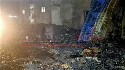 إخماد حريق هائل بمصنع 