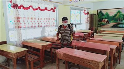 تعقيم 353 لجنة استعداداً لامتحانات طلاب كفر الشيخ