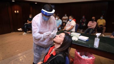 مسحة طبية ثانية لجميع الوفود المشاركة في بطولة كأس العالم للجمباز في مصر