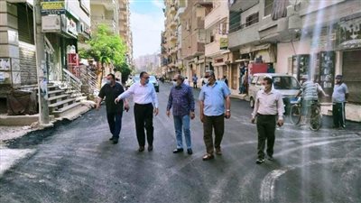 بتكلفة 14 مليونًا..  رصف شارع الشهيد طيار بالزقازيق