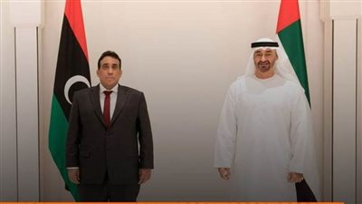  ولي عهد أبوظبي يستقبل رئيس المجلس الرئاسي الليبي