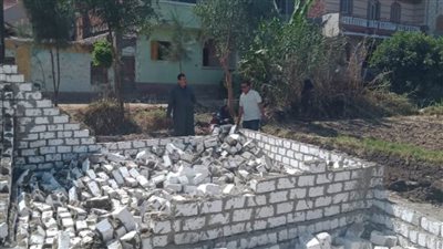 إزالة 11 حالة تعدٍ على الأراضى الزراعية بالبحيرة