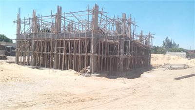 بدء العمل بشبكة صرف قرية التقدم بالإسماعيلية