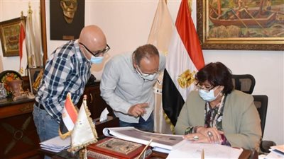 وزيرة الثقافة تعتمد إجراءات احترازية بتكنولوجيا حديثة بمعرض الكتاب