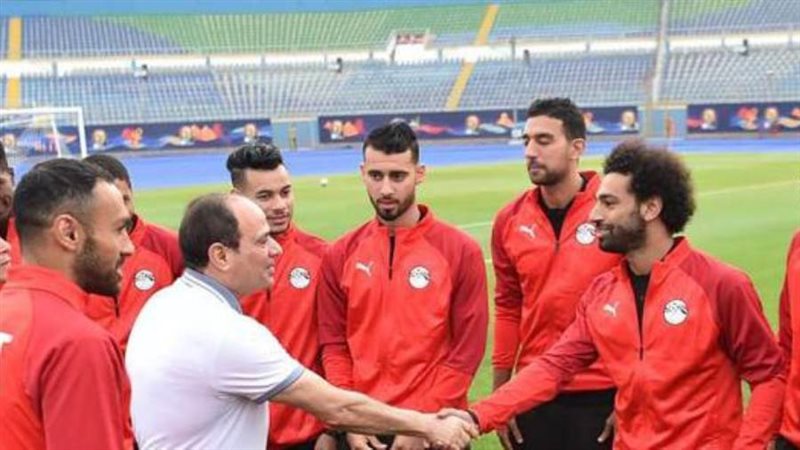 السيسي ومحمد صلاح