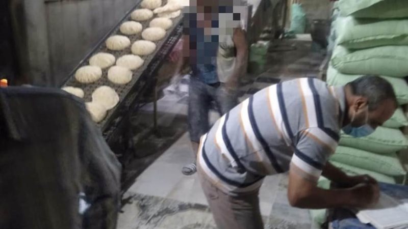 جانب من الحملة التموينية