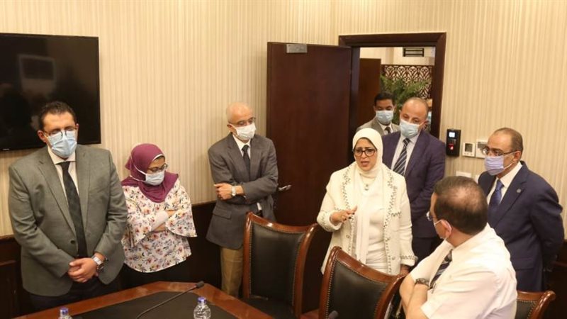 اجتماع وزيرة الصحة