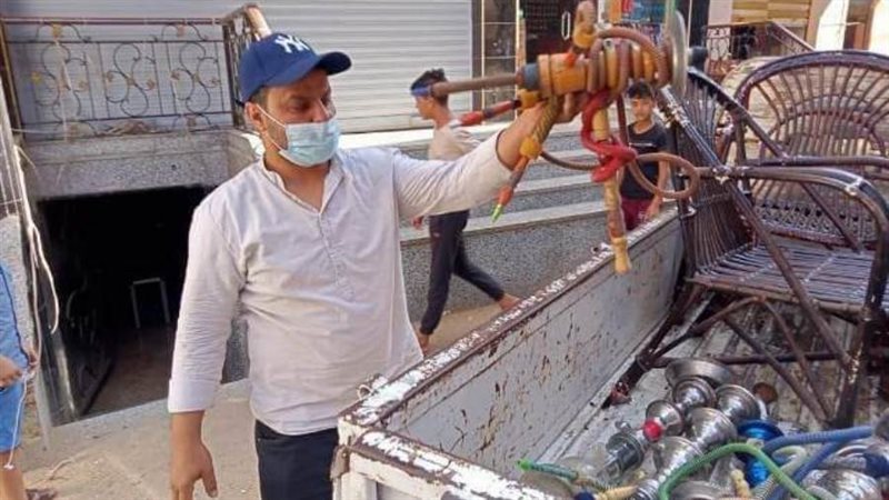 مصادرة شيشة