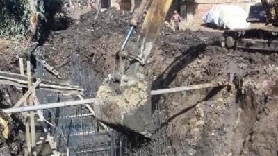 بتكلفة 779 ألف جنيه.. أعمال تغطية مصرف أبو ياسين بكفر صقر 