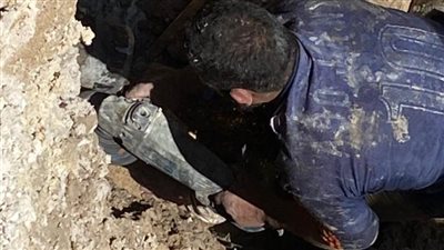 محافظ الإسكندرية يتابع إصلاح كسر ماسورة مياه وهبوط أرضي بميدان محطة الخديوي