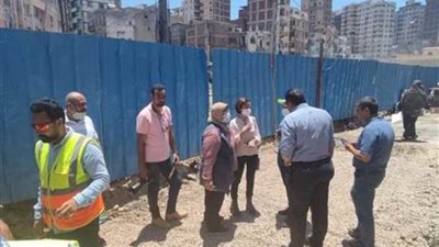 محافظ الإسكندرية .. إنتهاء اصلاح كسر خط المياه والهبوط الأرضي وسط المدينة