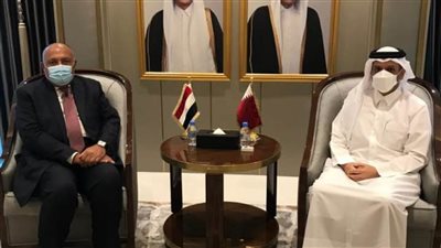  بيان عاجل.. إعلان تفاصيل لقاء سامح شكري ووزير خارجية قطر 