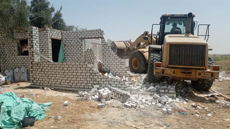 إزالة التعديات بالبحيرة