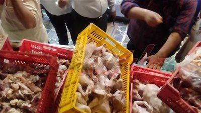 ضبط طن ونصف الطن دواجن فاسدة في كفر الشيخ 