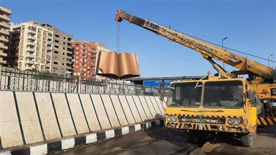 محافظ أسيوط: الانتهاء من وضع مجسم تمثال 