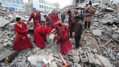 زلزال بقوة 5.8 درجة يضرب تشينغهاي الصينية