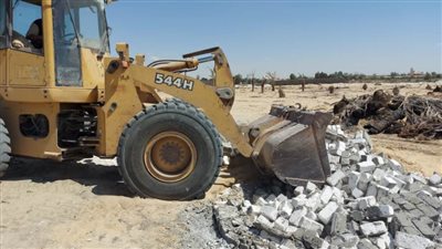 إزالة 6 حالات تعدٍ على الأراضي الزراعية بالبحيرة