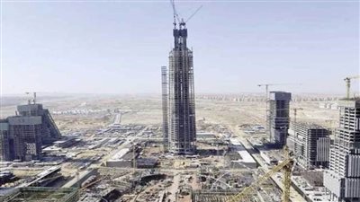 الإسكان: الانتهاء من الأعمال الخرسانية بالبرج الأيقوني في العاصمة الإدارية الجديدة