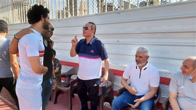 طارق مصطفى يتابع ودية الزمالك والأمل
