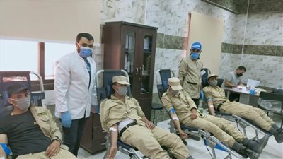 مديرية أمن جنوب سيناء تواصل حملتها للتبرع بالدم لصالح المرضى