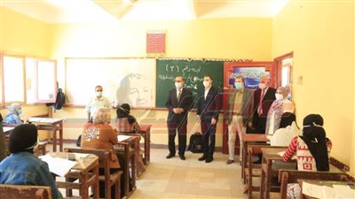 نور الدين يتفقد لجان الدبلومات الفنية بكفر الشيخ