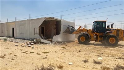   جهاز القاهرة الجديدة يسترد 9 أفدنة شمال طريق العين السخنة