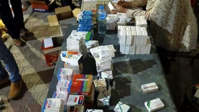 ضبط محل يمارس نشاط بيع وتداول الادوية فى حملة بالبحيرة