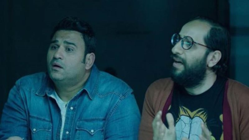 أحمد أمين وإكرم حسنى