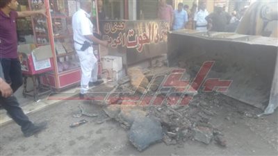 حملات إشغالات مكبرة بشوارع مدينة كفرالشيخ