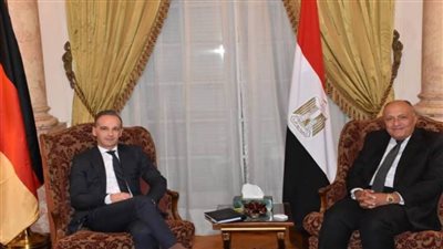 شكري ونظيره الألماني يؤكدان على المستوى المتميز للعلاقات على مختلف الأصعدة