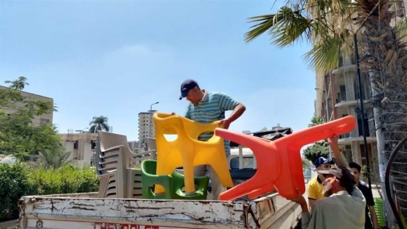 رفع الإشغالات والتعديات