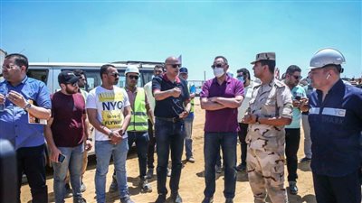 الخطيب يتفقد أعمال التشييد في فرع الأهلي بالتجمع الخامس