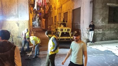  تسريع وتيرة رصف شوارع الإسكندرية