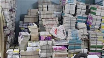 ضبط 180ألف نسخة مطبوعات تجارية بدون تفويضات من أصحاب الحقوق المادية والأدبية