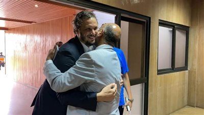 استقبال حافل لرئيس بيراميدز في مركب محمد الخامس 