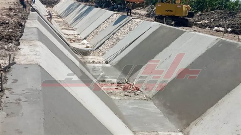 تبطين الترع