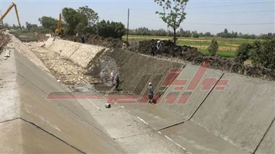 ”تبطين الترع“ مشروع قومي للحفاظ علي مياه الري بـ”بالمنوفية“