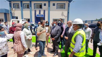 اللواء هشام آمنة يتفقد محطة مياه الرحمانية الجديدة بتكلفة ٥٥٠ مليون جنيه