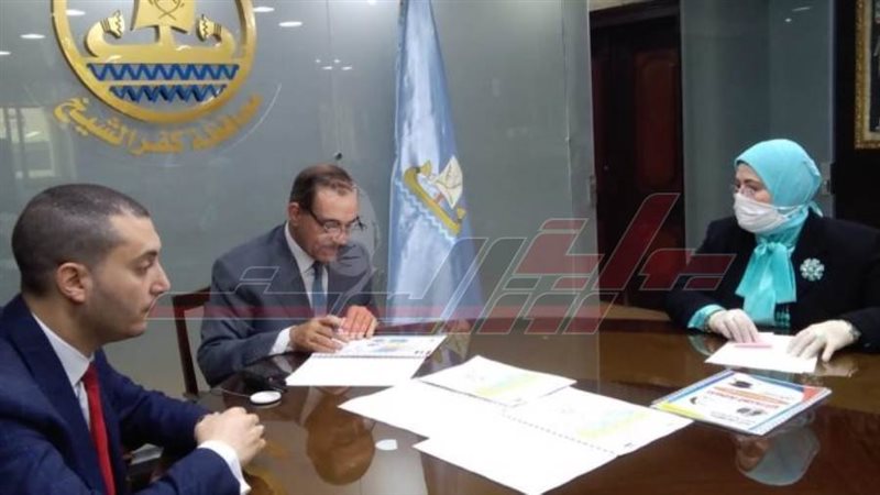 محافظ كفرالشيخ ووكيلة