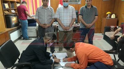 بروتوكول لتركيب 7 ماكينات صرف آلى بمراكز شباب بالقليوبية 