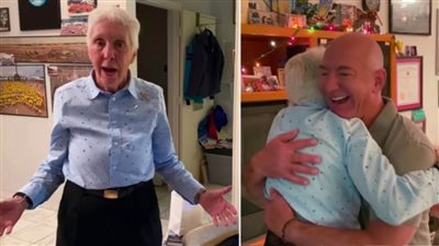 عاجل| امرأة تبلغ من العمر82 عامًا تسافر في رحلة إلى الفضاء (فيديو)