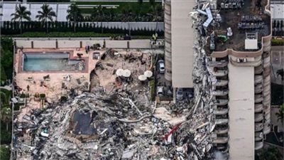 ارتفاع حصيلة ضحايا انهيار مبنى ميامى بولاية فلوريدا إلى 22 شخصا