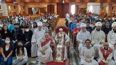 كنيسة المعادي تصلي لأجل طلبة الثانوية العامة