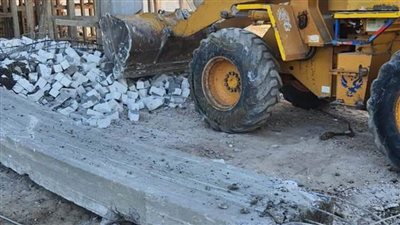 إزالة 3 حالات تعدٍّ على الأراضي الزراعية بالبحيرة