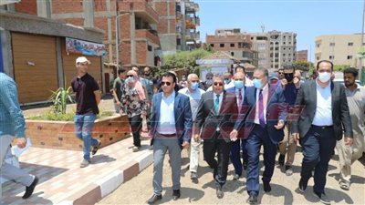 محافظ المنوفية يتفقد مشروع شارع مصر بـ”الباجور“.. (صور) 