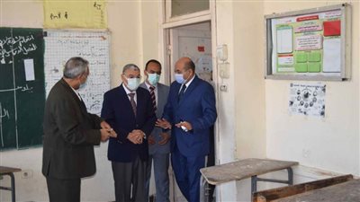محافظ المنيا يتابع جاهزية اللجان لامتحانات الثانوية العامة