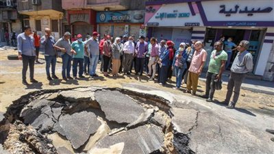 محافظ الإسكندرية ينتقل إلى موقع الهبوك بالمنتزه